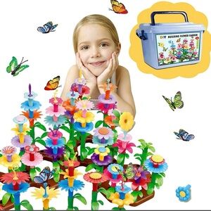 DIY Building Flower Garden Set for Kids
